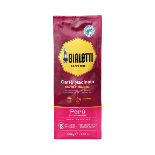 Bialetti Gemalen Koffie Peru Single Origin 200 gram