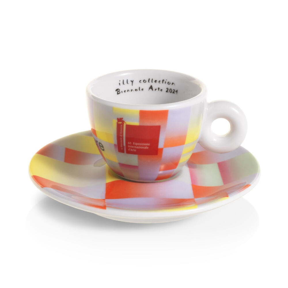 illy Art Collection Biënnale 2024 Espresso Kop en Schotel 1 stuk