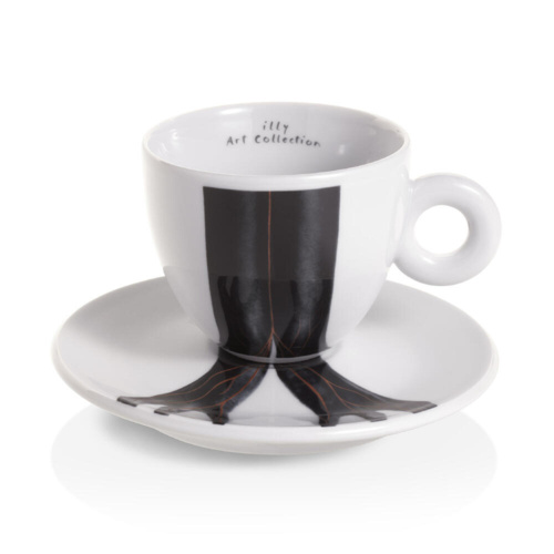 illy Art Collection Genesi Cappuccino Kop en Schotel 2 stuks Set B