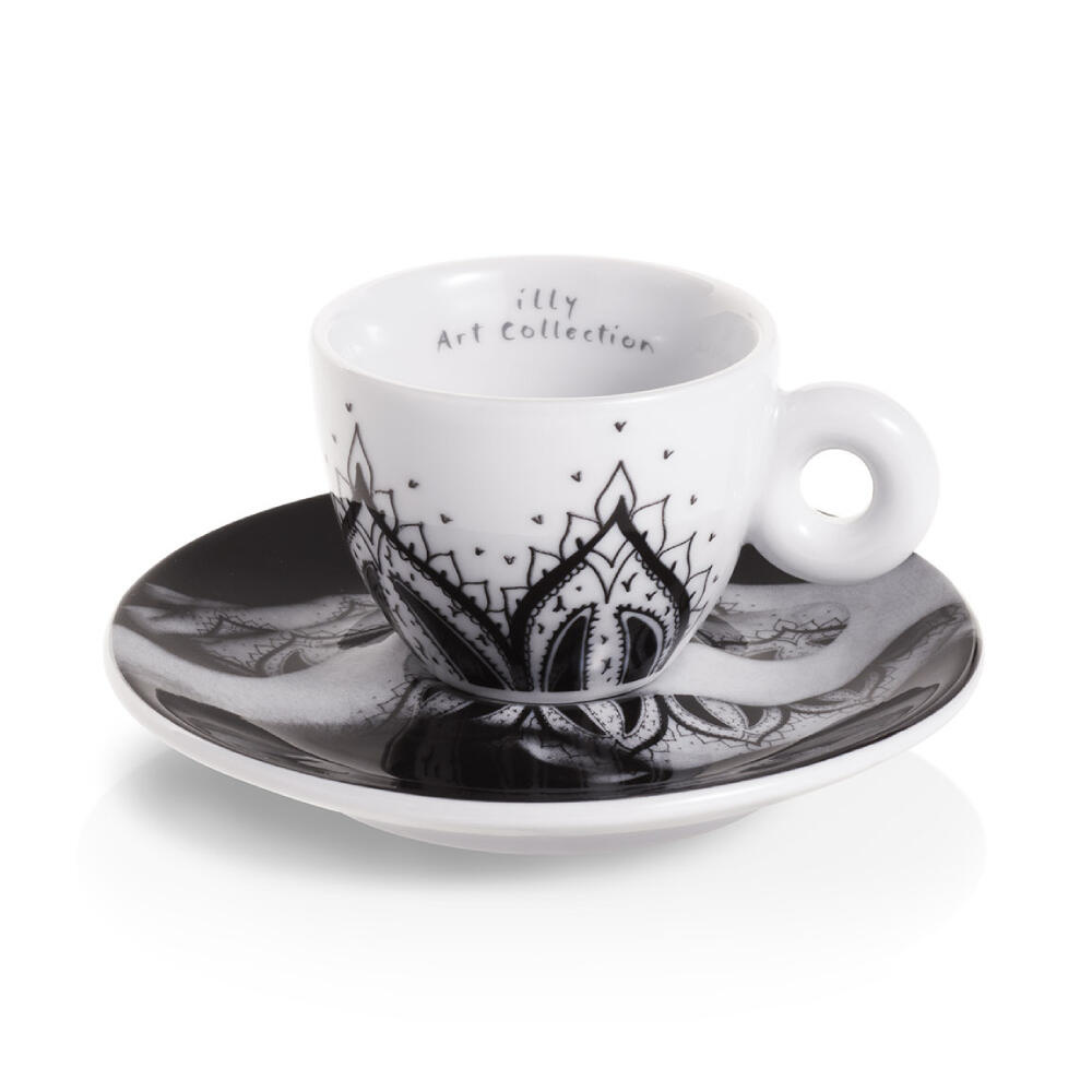 illy Art Collection Genesi Espresso Kop en Schotel 4 stuks