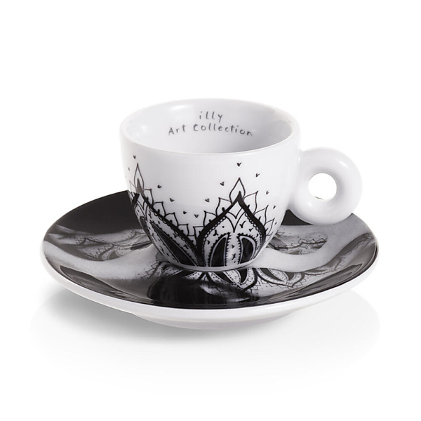 illy Art Collection Genesi Espresso Kop en Schotel 2 stuks Set A