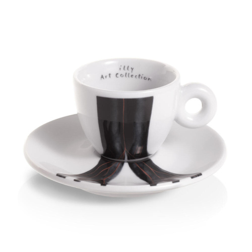 illy Art Collection Genesi Espresso Kop en Schotel 2 stuks Set B