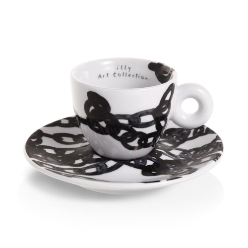 illy Art Collection Genesi Espresso Kop en Schotel 2 stuks Set A