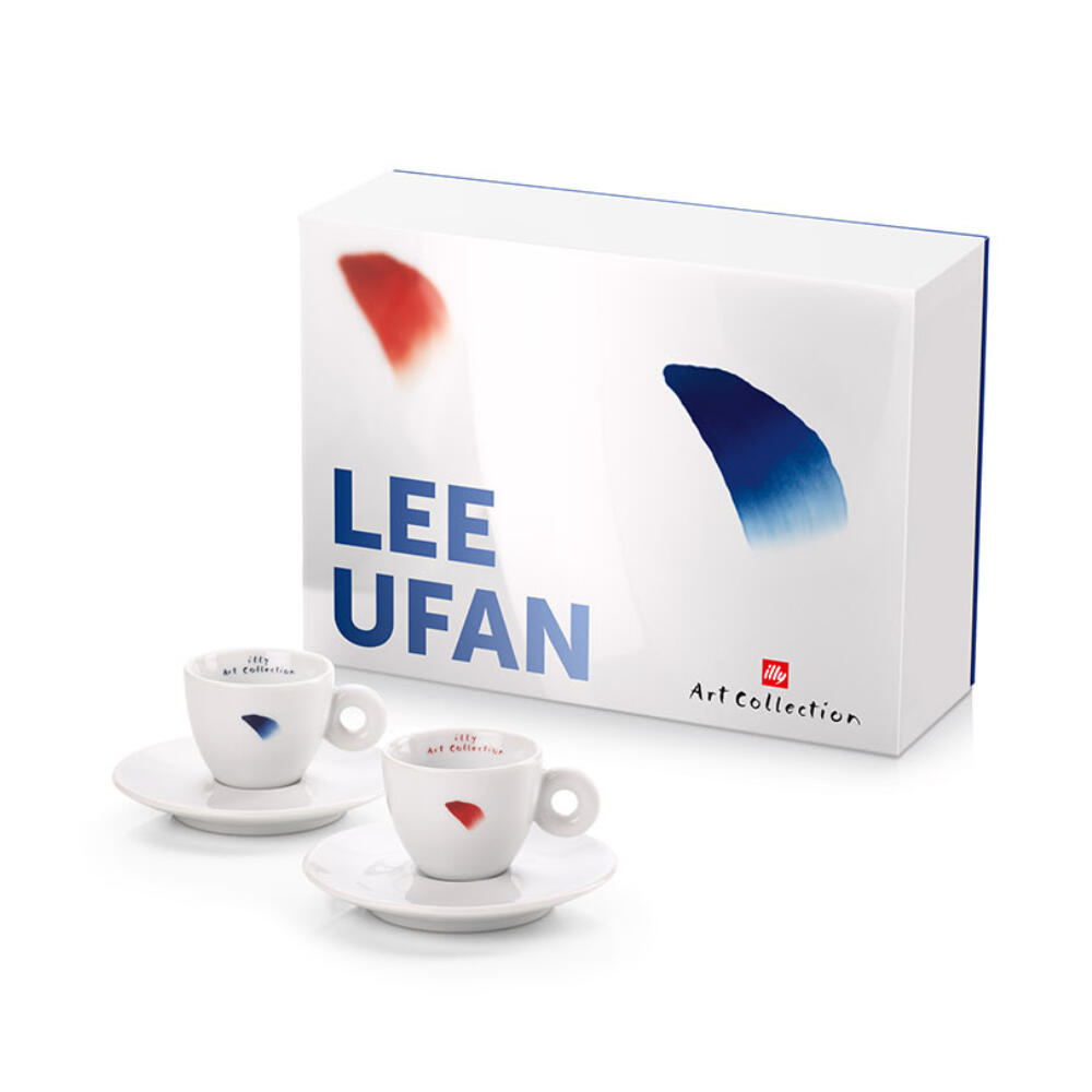 illy Art Collection Lee Ufan Espresso Kop en Schotel 2 stuks