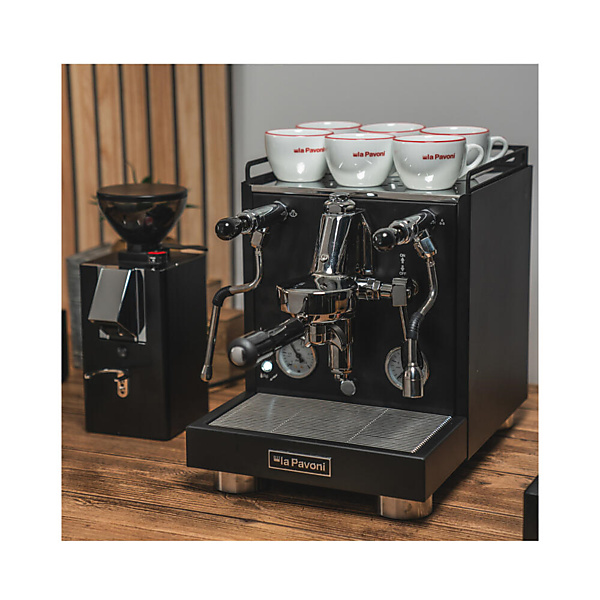 La Pavoni New Cellini Evolution Espressomachine Zwart